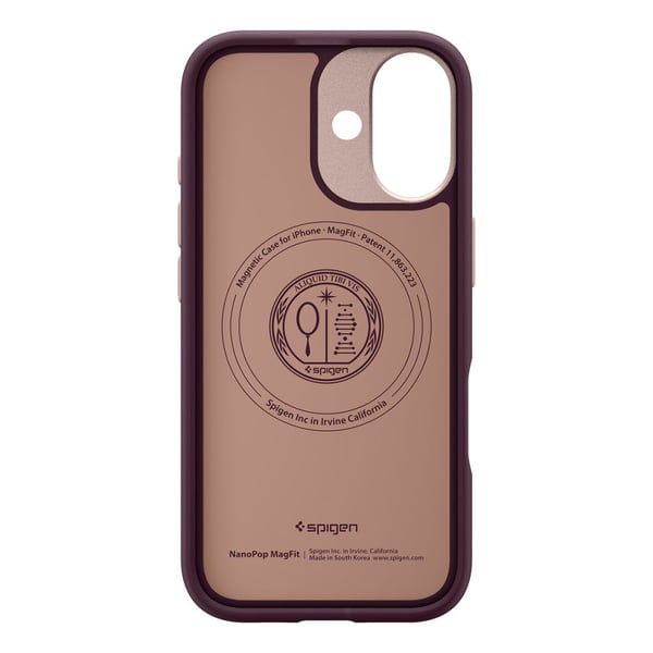 Spigen ACS10365 mobiltelefonfodral 16 cm (6.3") Hårt fodral Burgundisk