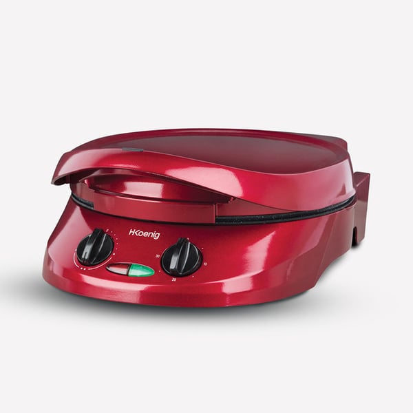 H.Koenig TRT180 pizza fremstiller & ovn 1 pizza(er) 1800 W Sort, Rød