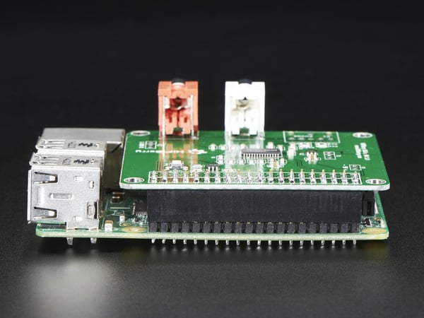 Adafruit HB-DACP-RCA udviklingsboard - tilbehør Grøn, Sølv
