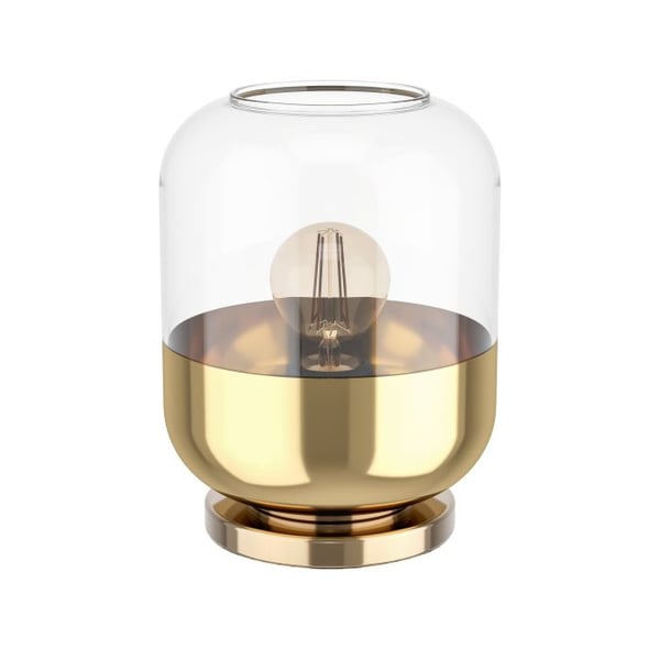 Miniatyrbillede 1 af 2: EGLO Maryvilla bordlampe E27 40 W Bronze, Guld, Transparent