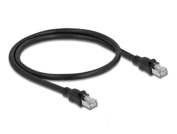 Miniatyrbillede 1 af 2: DeLOCK 80112 netværkskabel Sort 0,5 m Cat6a F/UTP (FTP)