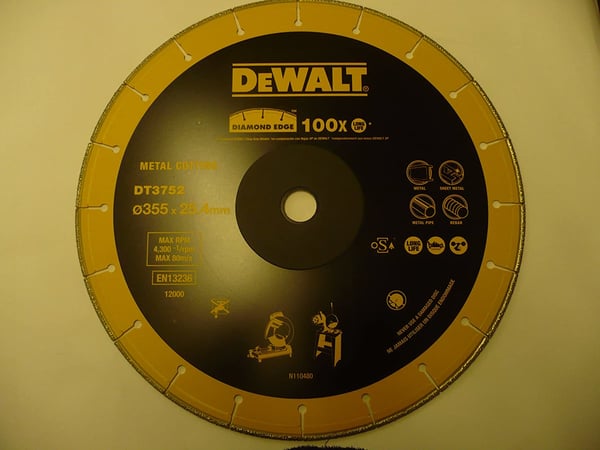 DeWALT DT3752-QZ tilbehør vinkelsliber Skæreskive DeWALT DT3752-QZ tilbehør vinkelsliber Skæreskive
