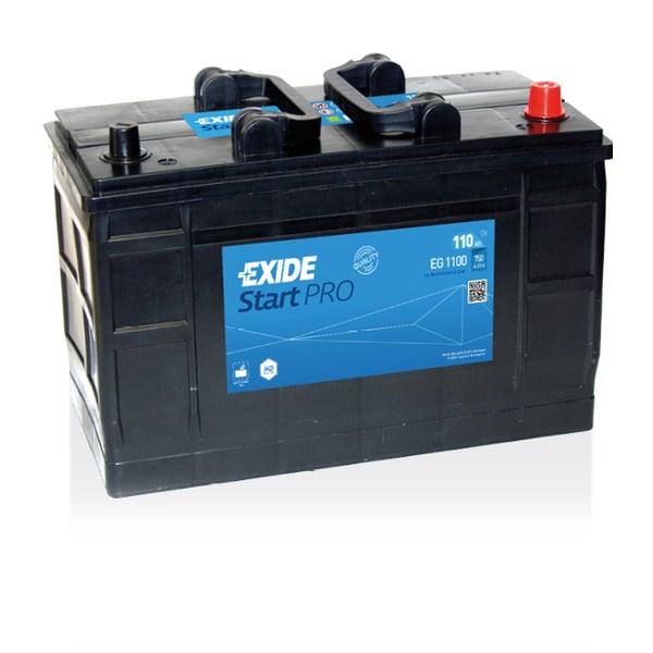 Exide StartPRO EG1100 fordonsbatteri Slutna blybatterier (VRLA) 110 Ah 12 V 750 A Lastbil