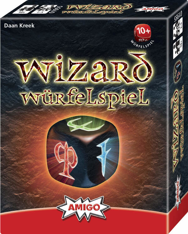 Amigo 01955 lautapeli Wizard Würfelspiel 20 min Korttipeli Taktinen