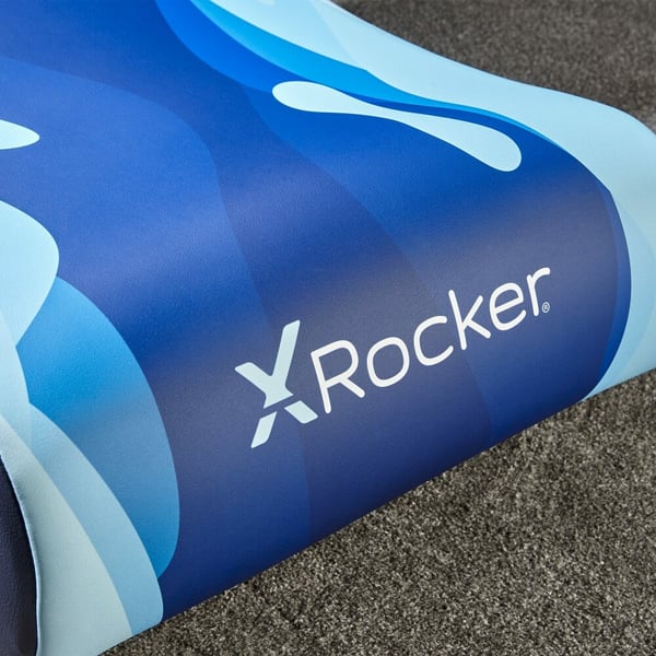 X Rocker 2022085 video spillestol Spillekonsolstol Polstret vatteret sæde Blå