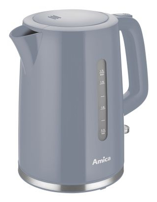 Miniatyrbillede 1 af 8: Amica KF1013 elkedel 1,7 L 2200 W Grå