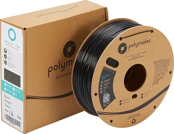 Miniatyrbillede 9 af 11: Polymaker PM70991 3D print materiale Acrylonitril styren-acrylat (ASA) Sort 5 kg