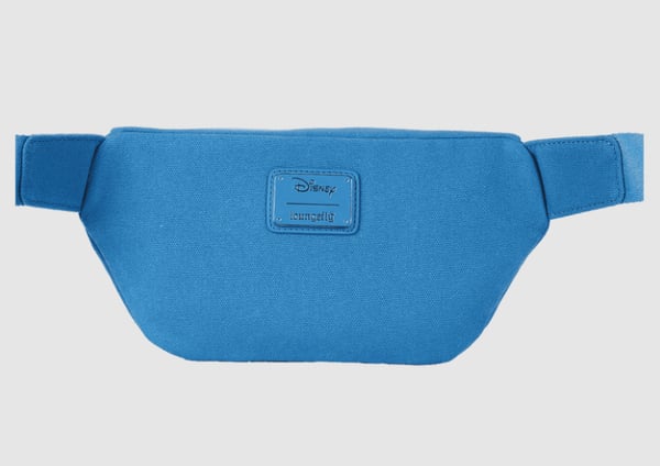 Loungefly Stitch Ohana Canvas Convertible mavetaske Blå