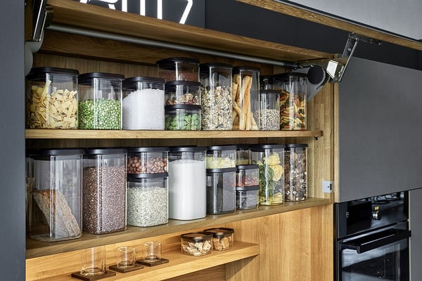 Miniatyrbild 3 av 4: GEFU PANTRY Rektangulär Container 2,5 l Svart, Transparent 1 styck