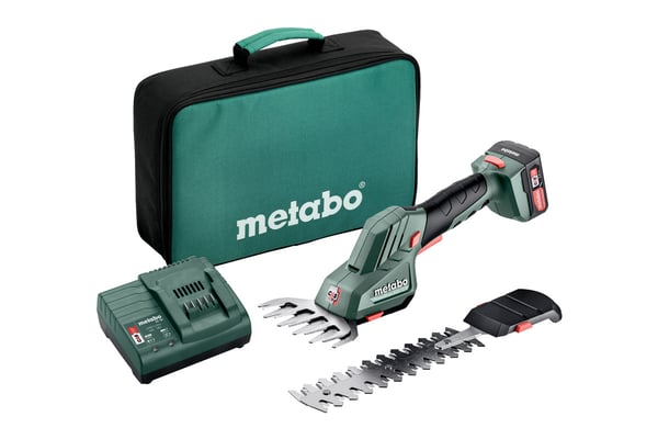 Miniatyrbillede 1 af 8: Metabo POWERMAXX SGS 12 Q batteridreven græssaks 11,5 cm 12 V Lithium-Ion (Li-Ion) Grøn