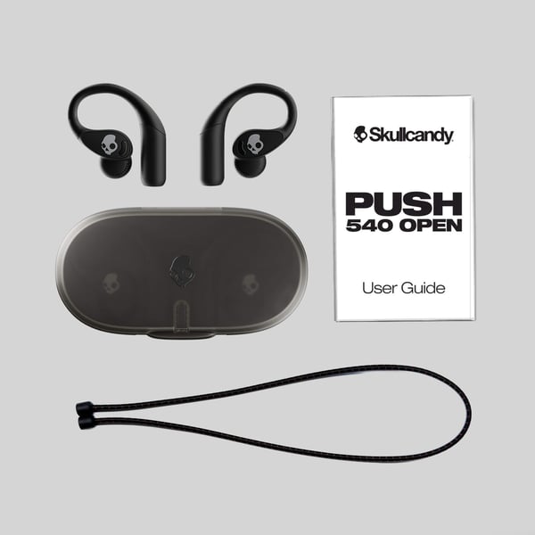 Skullcandy Push 540 Open Headset Trådlös Öronkrok, Hals-band, Öppen öronmodell Bluetooth Vit