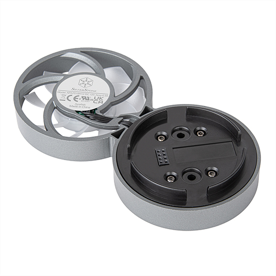 Miniatyrbillede 10 af 11: Silverstone SST-IMF70-ARGB Computerkølesystem Processor Ventilator 7 cm Sort, Grå 1 stk