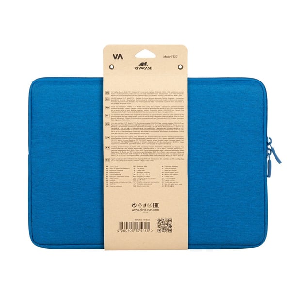 Rivacase Suzuka 7703 35,6 cm (14") Etui Turkisfarve