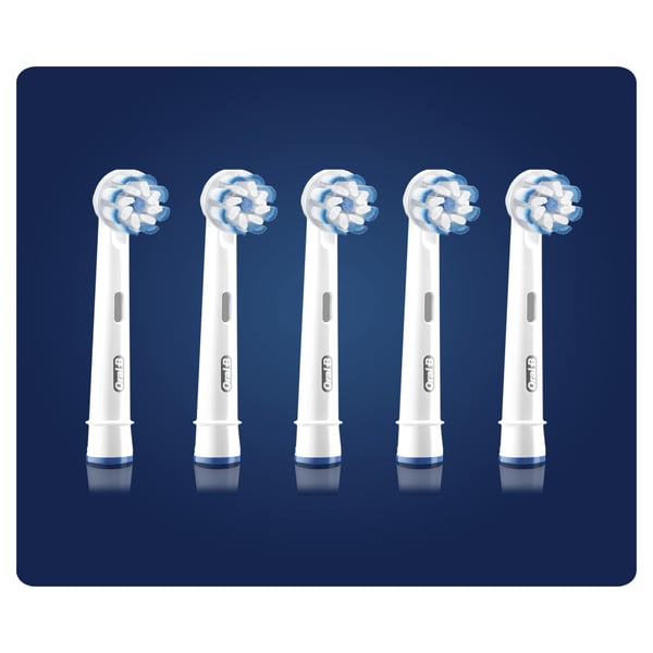 Oral-B Sensitive Clean 80339547 børstehoved til elektrisk tandbørste 5 stk Hvid