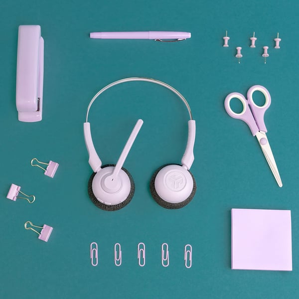 JLab Go Work Pop Headset Trådløs Opkald/musik Bluetooth Violet