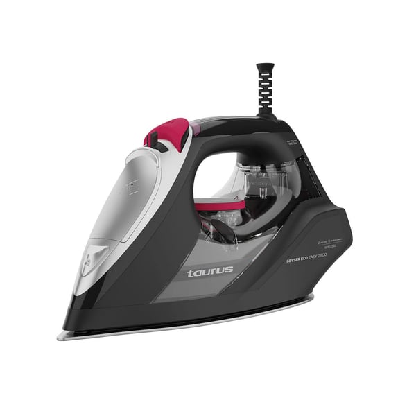 Miniatyrbillede 9 af 13: Taurus Geyser Eco Easy 2800 Tør & dampstrygejern Keramisk strygesål 2800 W Sort
