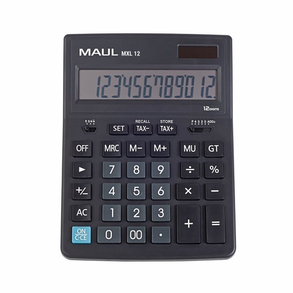 MAUL MXL 12 regnemaskine Desktop Skærm Sort