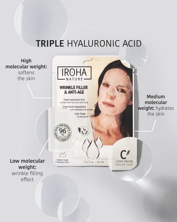 Iroha Nature 8436036435783 ansigtsmaske Løftemaske Kvinder 18 ml Ark