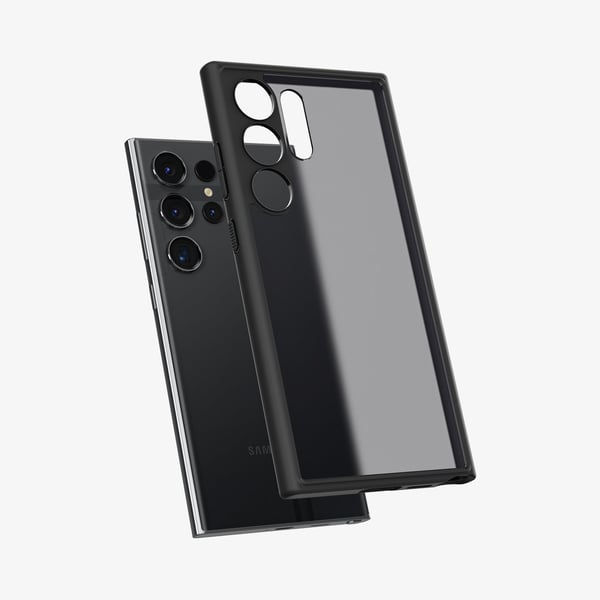 Spigen Ultra Hybrid mobiltelefonfodral 17,3 cm (6.8") Mobilskal Svart, Transparent
