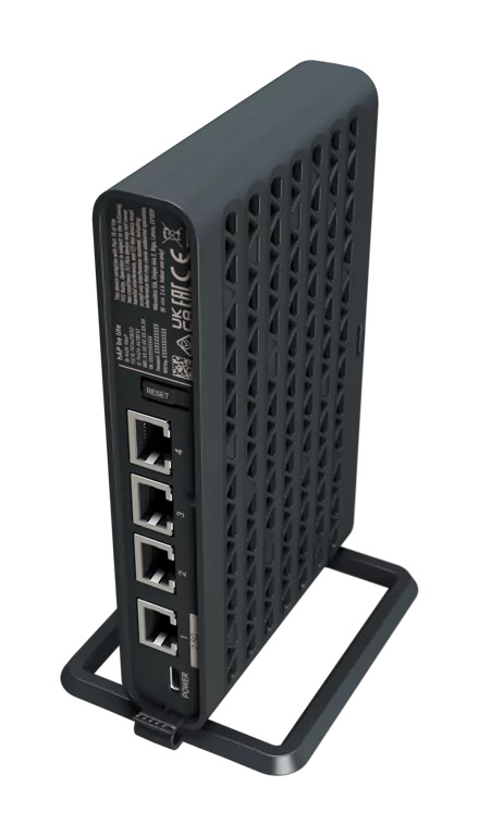 Mikrotik hAP be lite trådlös router Ethernet Dual-band (2,4 GHz / 5 GHz) Svart