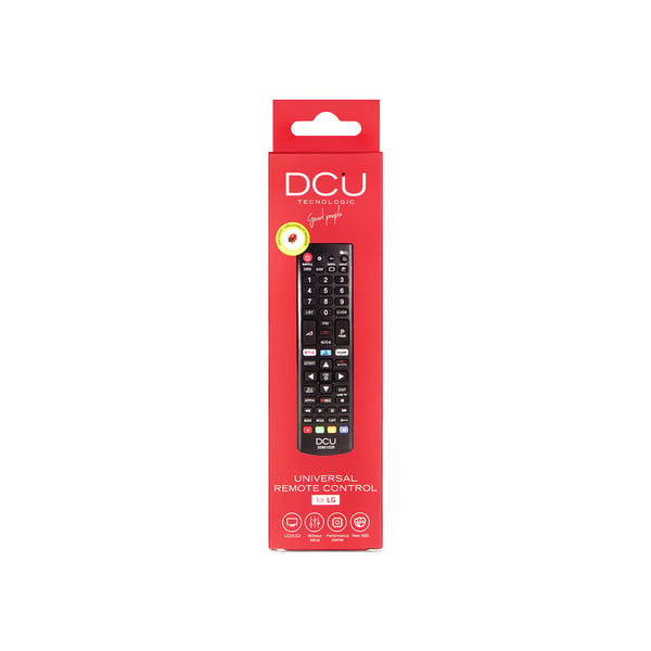 DCU Advance Tecnologic 30901020 fjärrkontroll IR trådlös TV Tryckknappar
