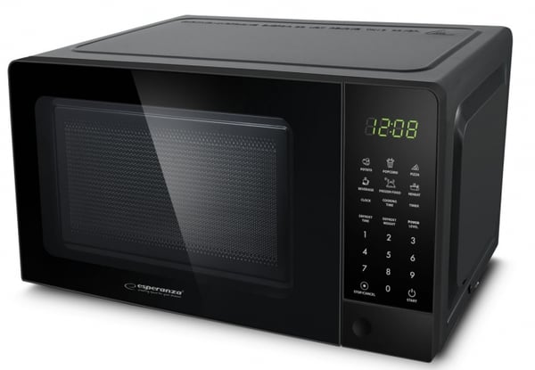 Miniatyrbillede 4 af 4: Esperanza EKO009 mikrobølgeovn Sort Solo mikroovn Bordplade 20 L 700 W