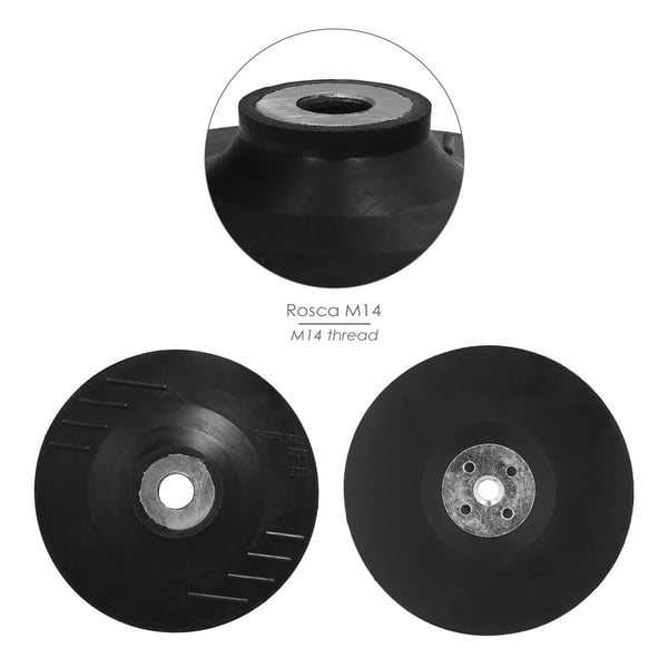 Pikkukuva 2 / 5: Wolfpack Plato Amoladora Nylon Ø 178 mm. Rosca M14
