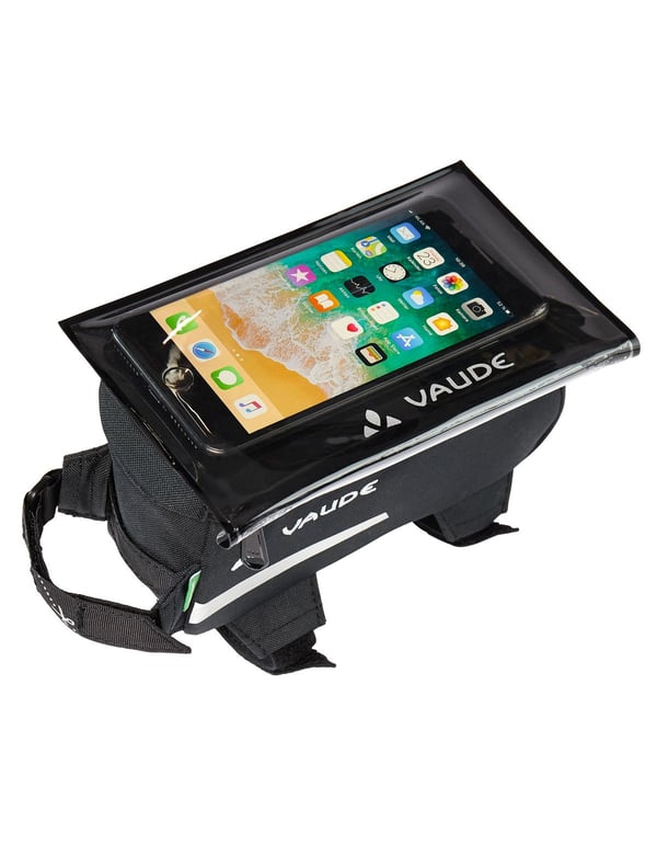 Miniatyrbillede 3 af 3: VAUDE Carbo Guide Bag II Ramme Cykeltaske 1 L Polyamid, Polyester, Polyurethan Sort