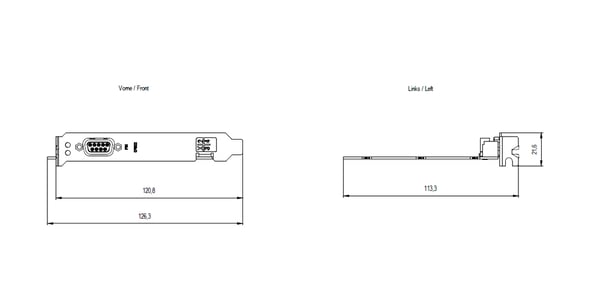 Siemens 6GK15622AA00 interface-kort/adapter Intern