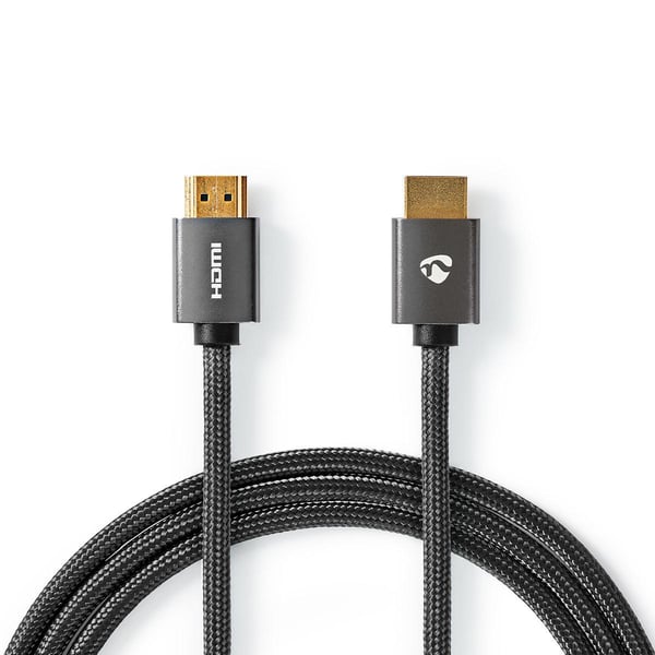 Pikkukuva 1 / 8: Nedis CVTB34000GY50 HDMI-kaapeli 5 m HDMI-tyyppi A (vakio) Harmaa