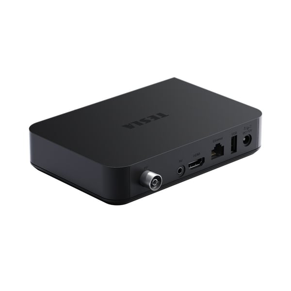 Tesla XT850 TV set-top boks Ethernet (RJ-45), Satellit, WLAN 4K Ultra HD Sort