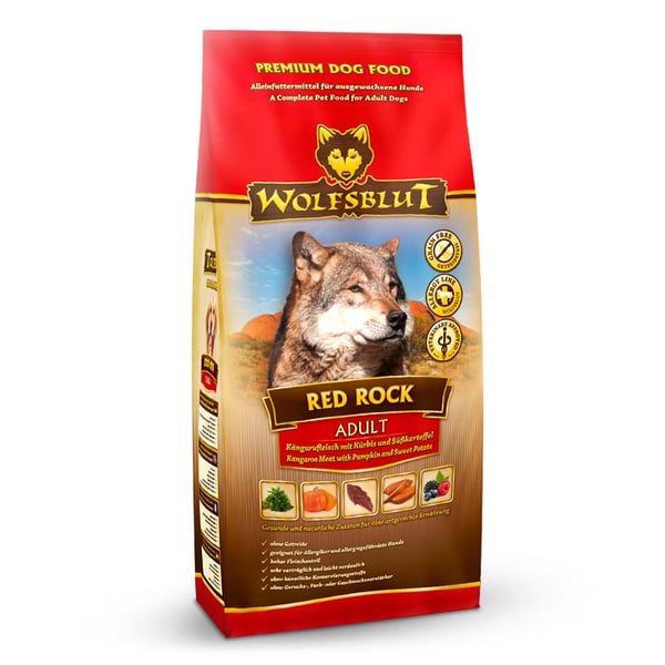 Wolfsblut WB765567 koiran kuivamuona 2 kg Aikuinen Kenguru, Kurpitsa