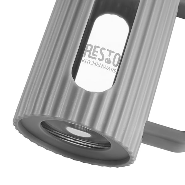 Resto Kitchenware 90532 manuel kaffemaskine Stempelkande 0,6 L Grå