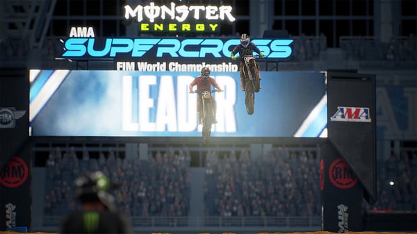 PLAION Monster Energy Supercross 3: The Official Videogame (Xbox One) Standard Flersproget