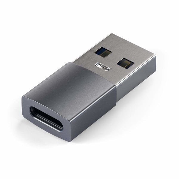 Pikkukuva 1 / 4: Satechi ST-TAUCM kaapelin sukupuolenvaihtaja USB-A USB-C Harmaa