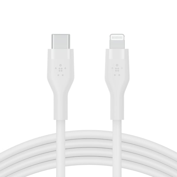 Belkin CAA009BT2MWH Lightning kabel 2 m Hvid