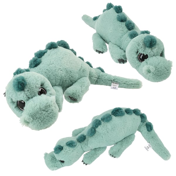 Dino World + Action Dinosaurplys 50 cm, grøn