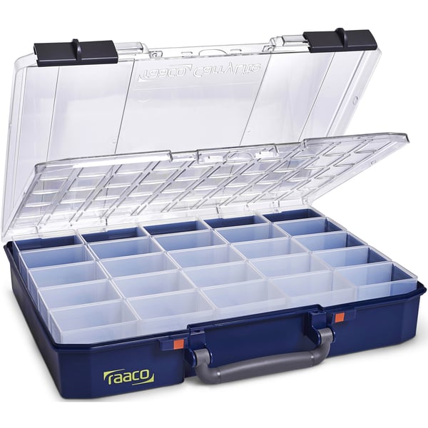 raaco CarryLite 80 5x10-25/DLU Blå Polykarbonat, Polypropylen (PP) raaco CarryLite 80 5x10-25/DLU Blå Polykarbonat, Polypropylen (PP)