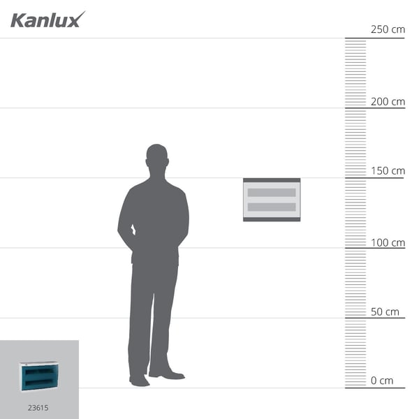 Miniatyrbild 2 av 3: Kanlux S.A. 23615 elektriska fördelningscentraler 63 A