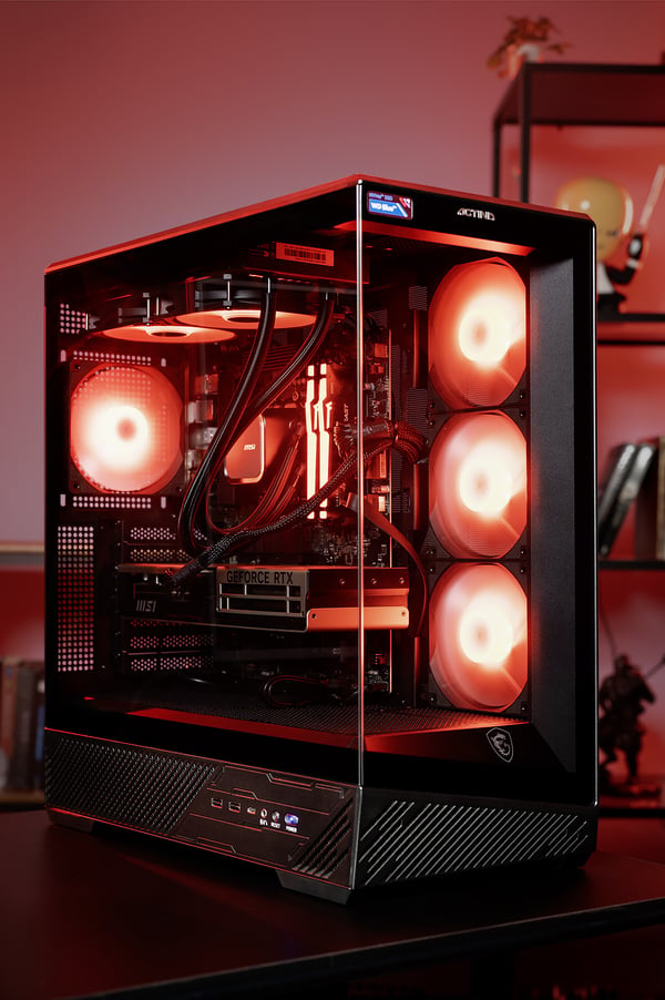 Actina 5901443440291 PC AMD Ryzen™ 9 9950X3D 32 GB DDR5-SDRAM 1 TB SSD NVIDIA GeForce RTX 5080 Windows 11 Home Midi Tower Sort