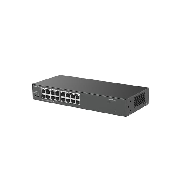 Miniatyrbillede 8 af 9: Ruijie Networks RG-ES116G-L netværksswitch Ikke administreret L2 Gigabit Ethernet (10/100/1000) Sort