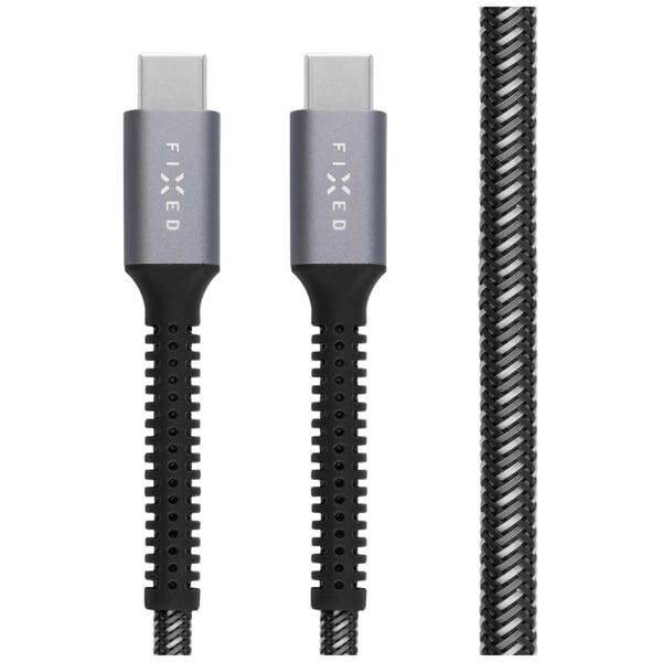 FIXED FIXDA-CC2-GR USB-kaapeli USB 2.0 2 m USB C 4,8 Gbit/s 240 W Harmaa