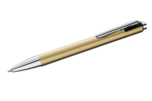 Miniatyrbillede 6 af 8: Pelikan Kugelschreiber Snap Metalic K10 Gold im Etui Blå Clip-on udtrækkelig kuglepen Mellem 1 stk