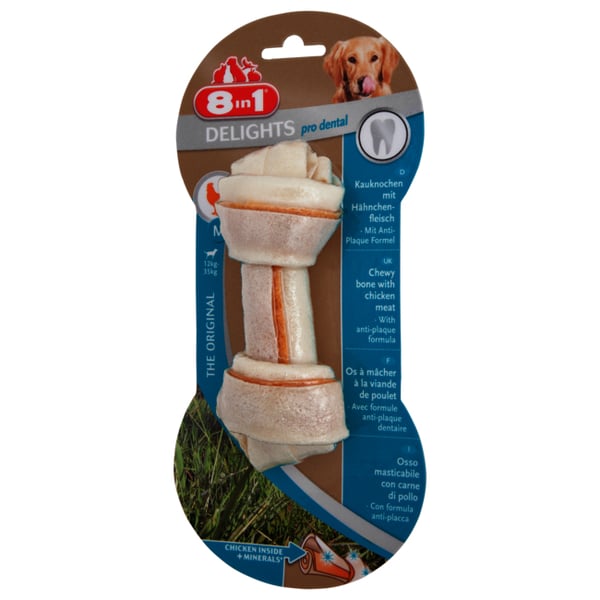 Miniatyrbillede 3 af 5: 8in1 Delights Pro Dental Hund Behandle Kylling 70 g