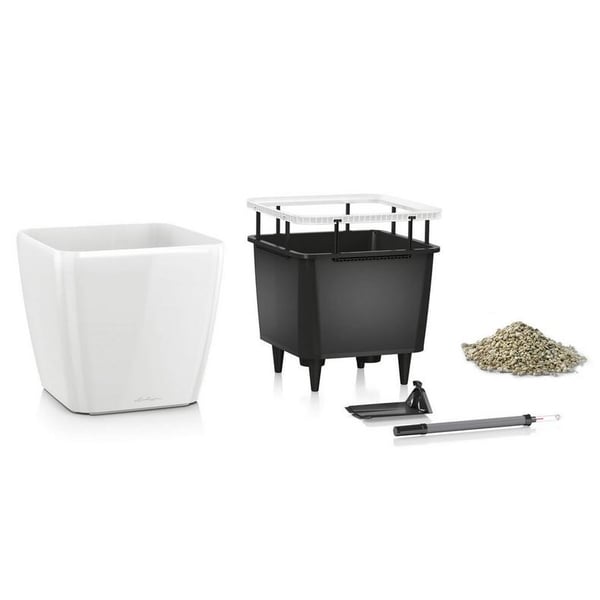 LECHUZA QUADRO LS 50 Indendørs Potteplante Fritstående Plast Brun