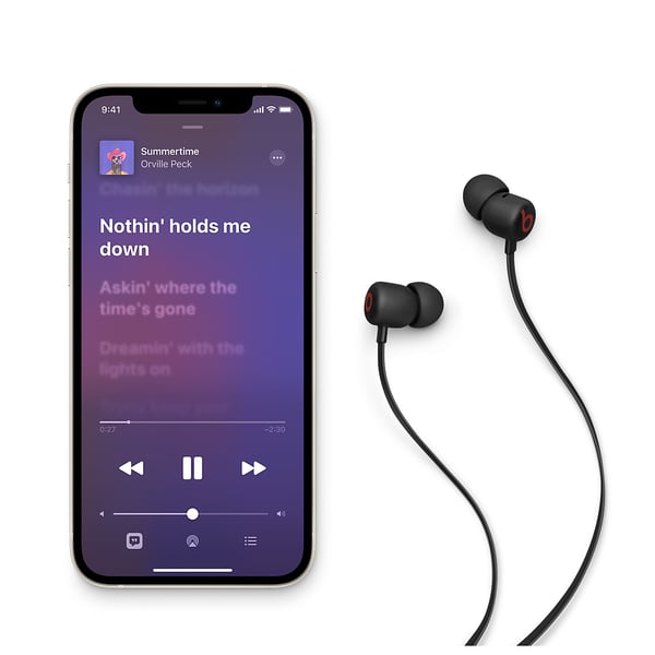 Miniatyrbillede 7 af 8: Beats by Dr. Dre Beats Flex Headset Trådløs I ørerne, Halsbånd Bluetooth Sort