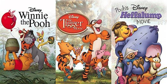 Disney Winnie The Pooh Movie Collection DVD Engelska