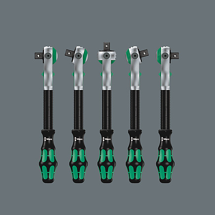 Pikkukuva 6 / 9: Wera Bicycle Set 7 Musta, Vihreä