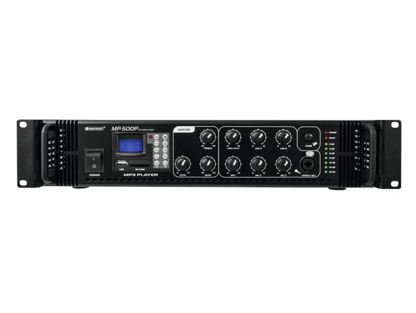 Miniatyrbillede 3 af 4: Omnitronic 80709650 audio forstærker Optræden/scene Sort