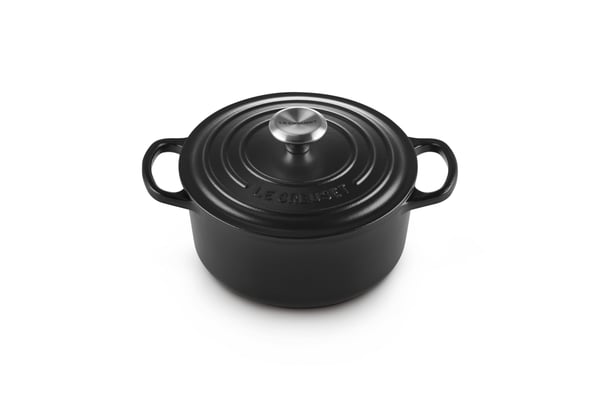 Miniatyrbild 4 av 5: Le Creuset Signature 1,8 l Rund Svart